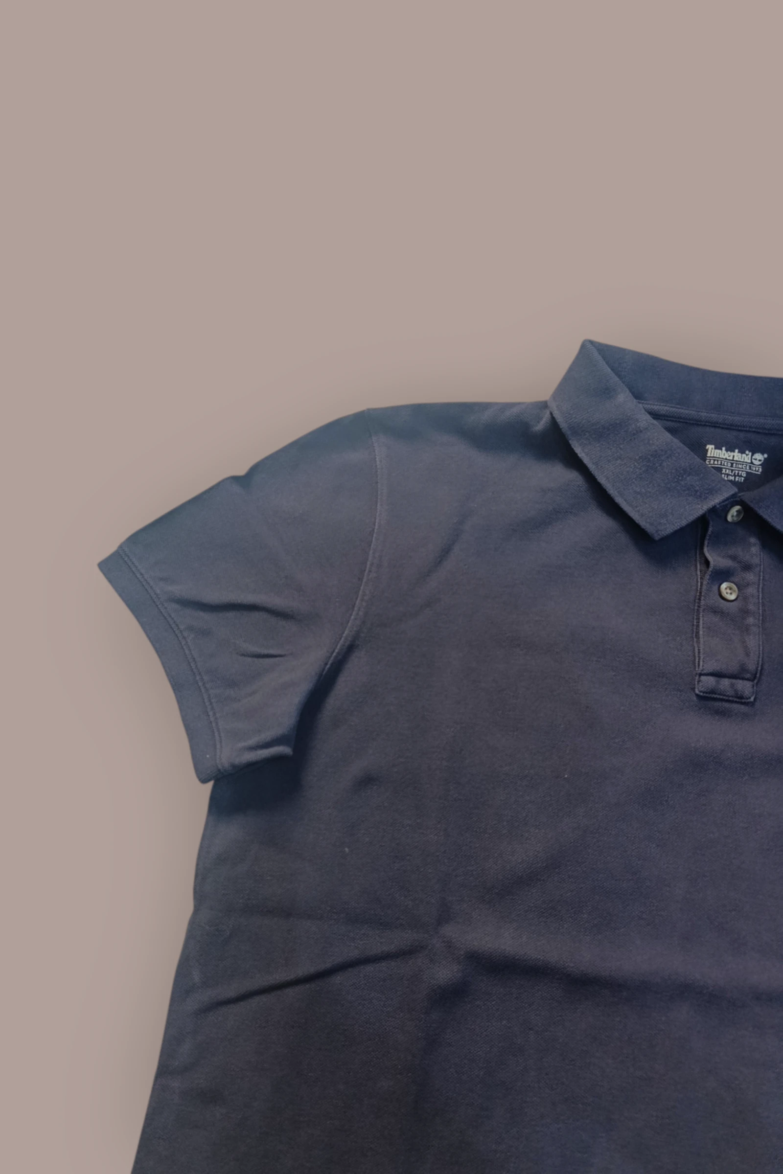 | Polo Timberland Masculino | Cor Azul Marinho | 100% Algodão | Piqué Logo Bordado | Tamanho XXL | – photo 3